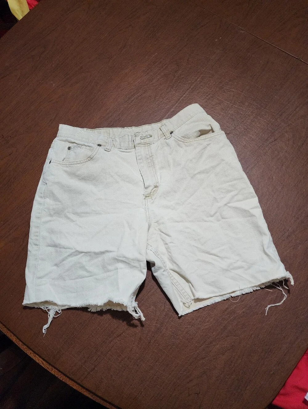 Casual Frayed Jean Shorts